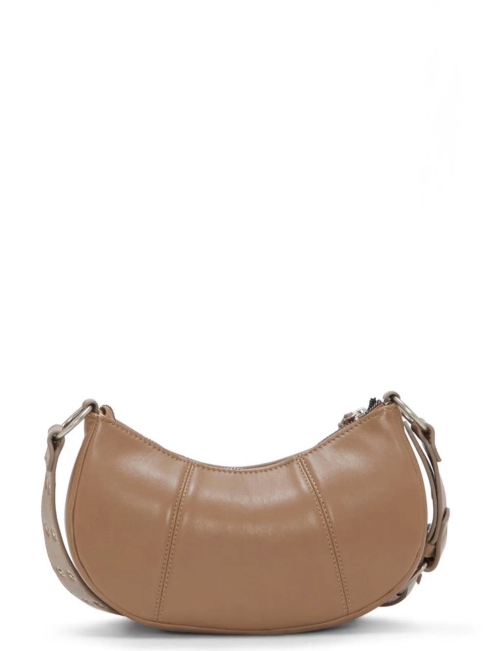 Lucky Brand Taupe Crescent Shoulder Bag